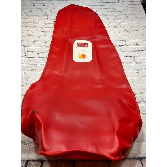 National Airlines Vintage Golf Bag Travel Red Zipper Lock Collectible Aviation